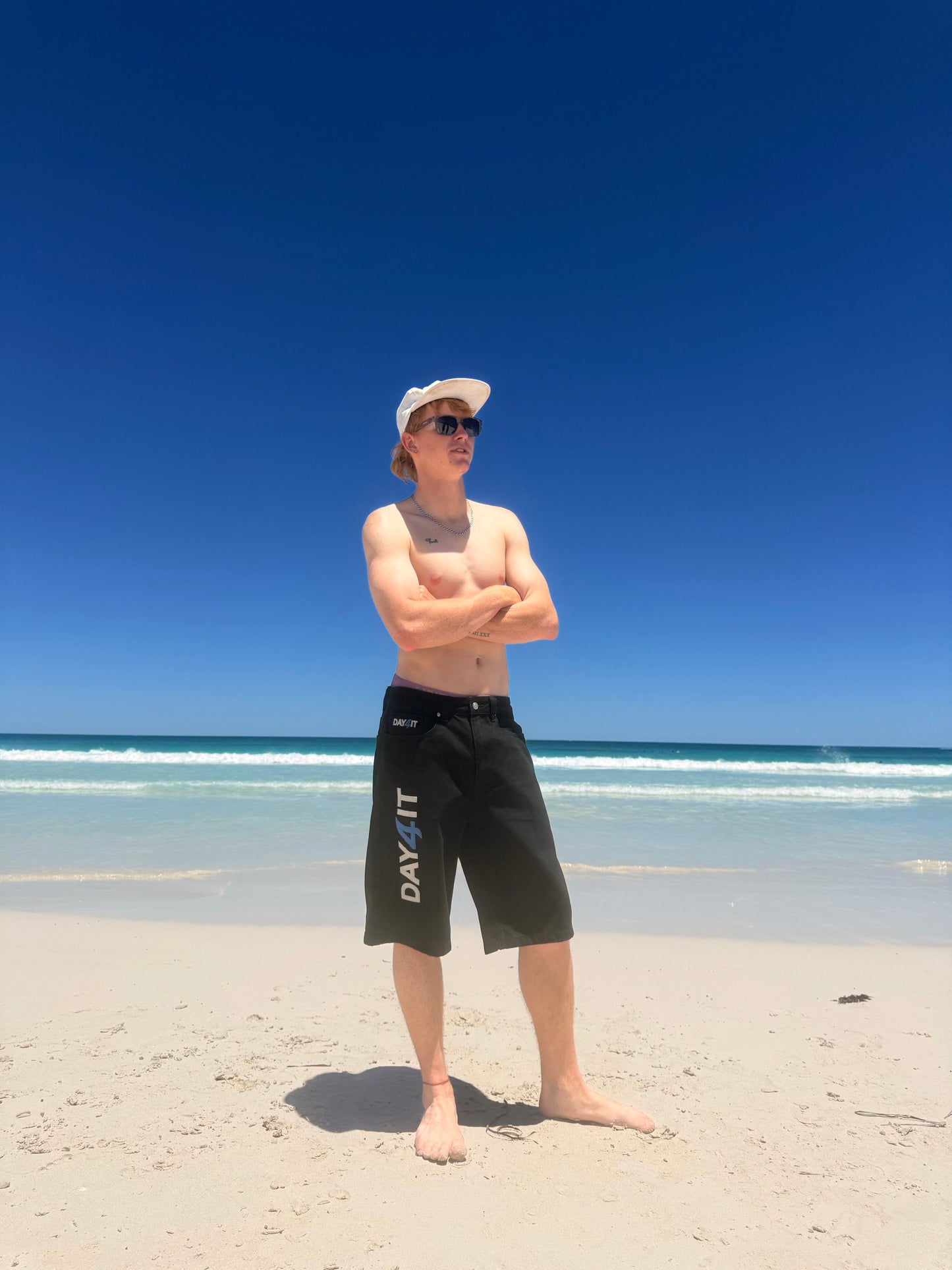 The BackWash Black Jorts