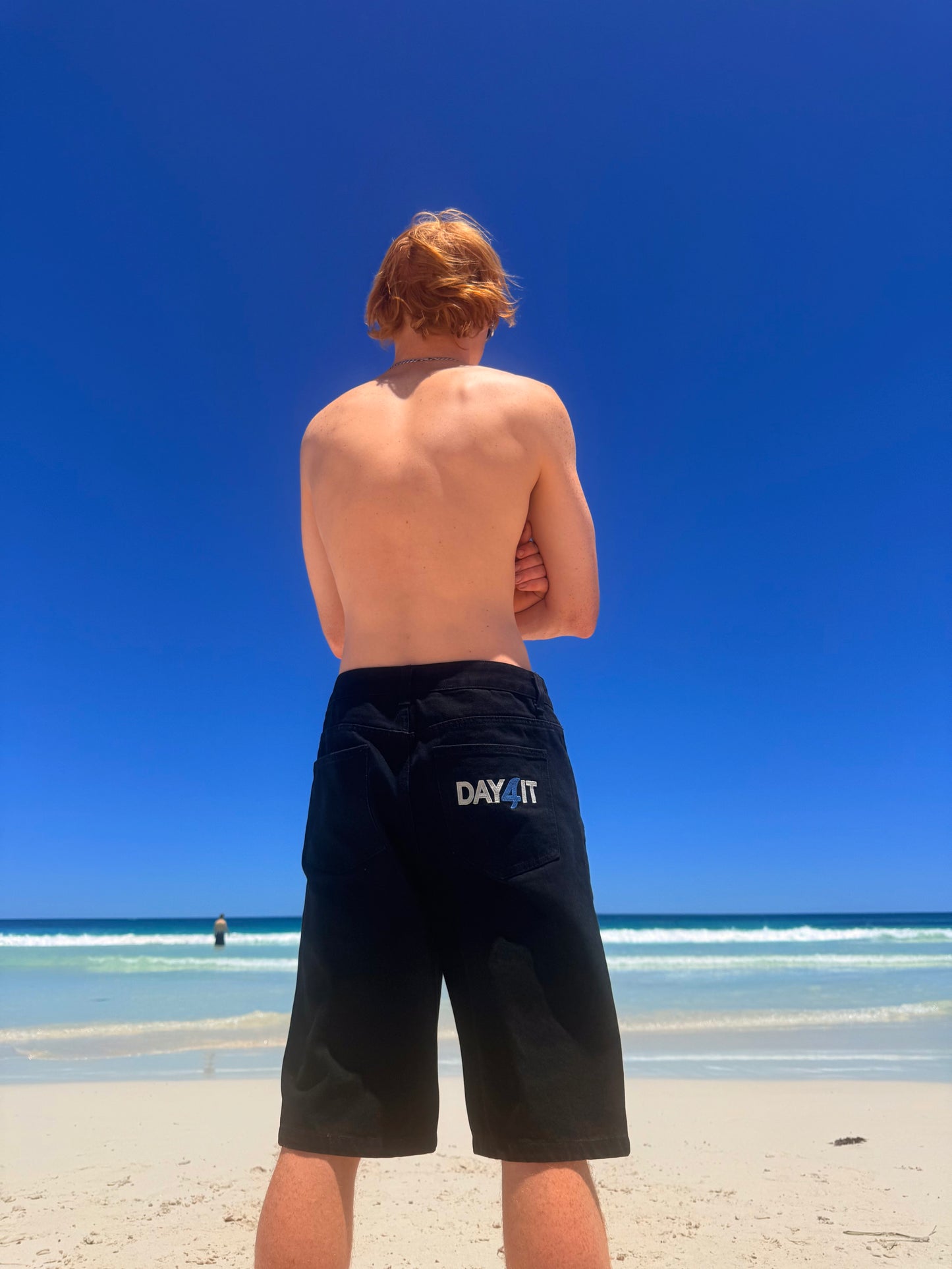 The BackWash Black Jorts